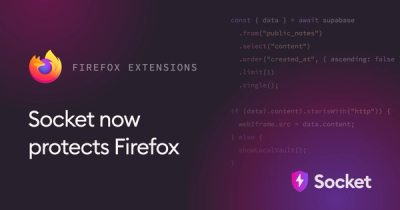 Socket Now Protects the Firefox Extension Ecosystem