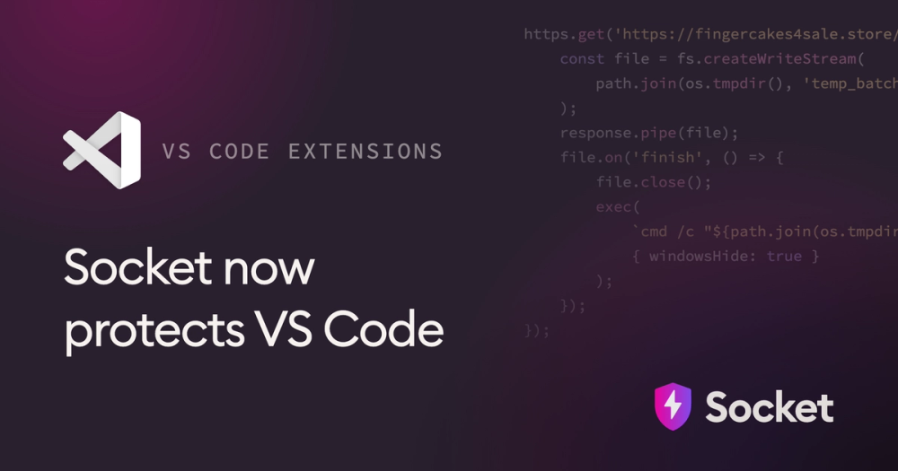 Introducing Socket Scanning for VS Code Marketplace Extensions