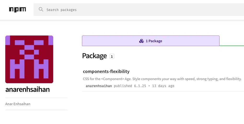 North Korean Hackers Target Developers with 338 Malicious Software Packages 5 npm account anarenhsaihan with a live package, components-flexibility.