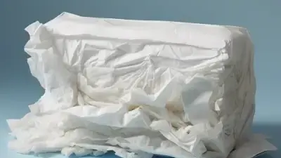 stack of flushable wipes