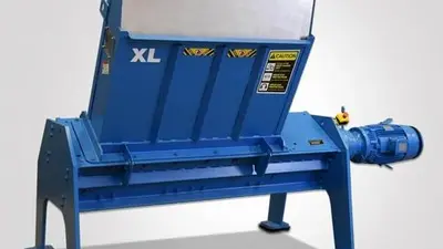 pallet shredder product image blue