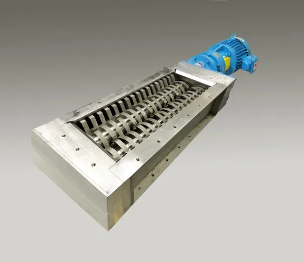 A large industrial shredder