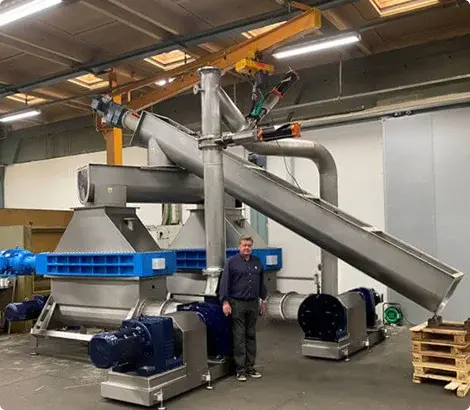 Taskmaster Fish Shredder With Conveyor
