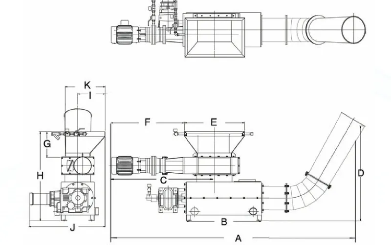Spiralift SC Dimensions Schematic