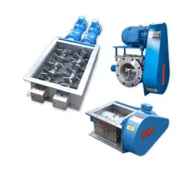 An arrangement of three different variations of crushers