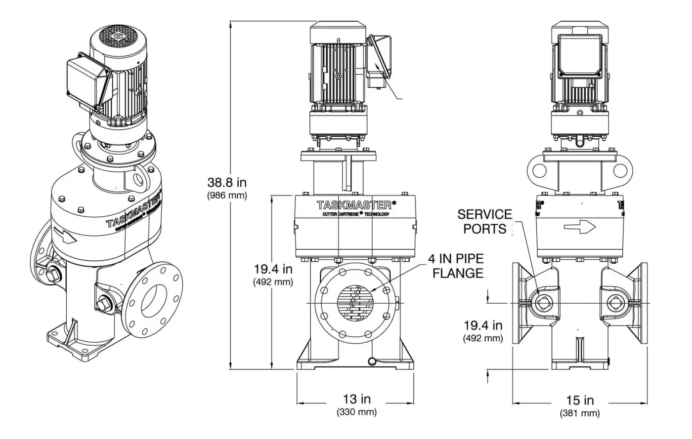 TM6500 Dimensions