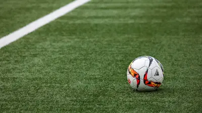 soccer ball on grass field