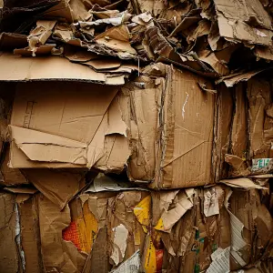 Pile of cardboard