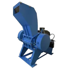 The Vulcanator Rubber Granulator reduces bales of natural or synthetic rubber.