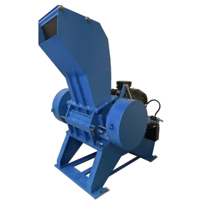 The Vulcanator Rubber Granulator reduces bales of natural or synthetic rubber.