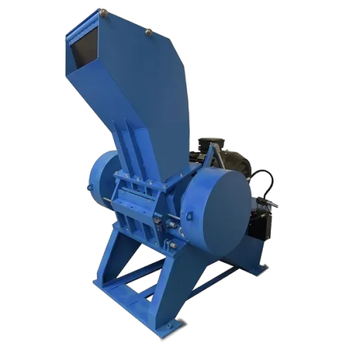 The Vulcanator Rubber Granulator reduces bales of natural or synthetic rubber.