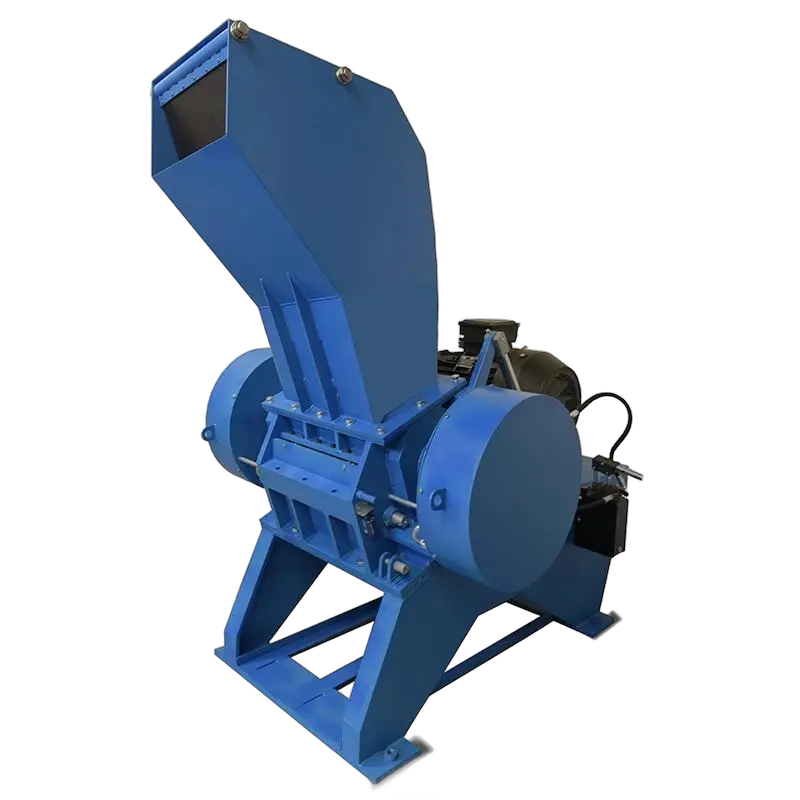 The Vulcanator Rubber Granulator reduces bales of natural or synthetic rubber.