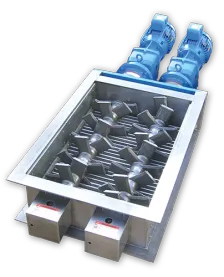 The Delumper dual shaft shredder.