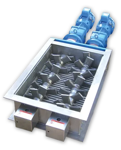 The Delumper dual shaft shredder.