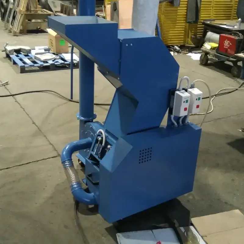 An industrial mill placed in a warehouse