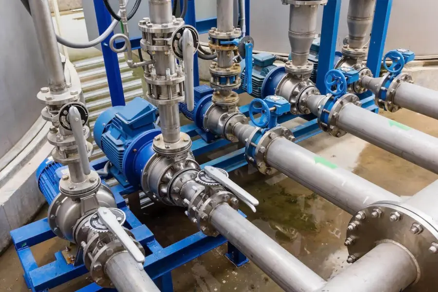 pipe system interconnected