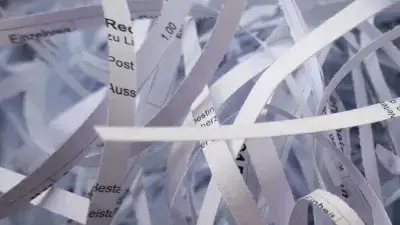 shredded paper strips
