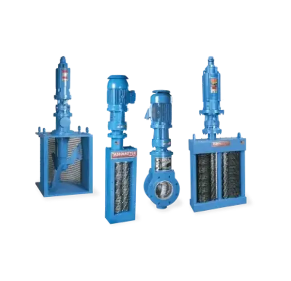 An arrangement of four different industrial grinder models