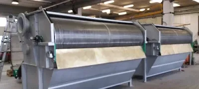 Externally Fed Rotary Drum Screen Outside Image