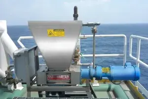 TM8500 product on boat in ocean