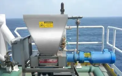 TM8500 product on boat in ocean