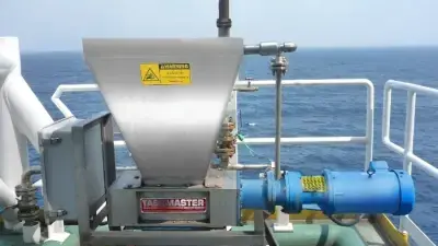 TM8500 product on boat in ocean