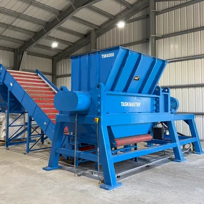 Taskmaster Shredder With belt Conveyor