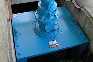 blue wastewater box install