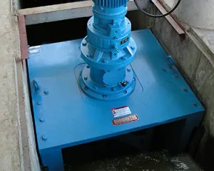 blue wastewater box install