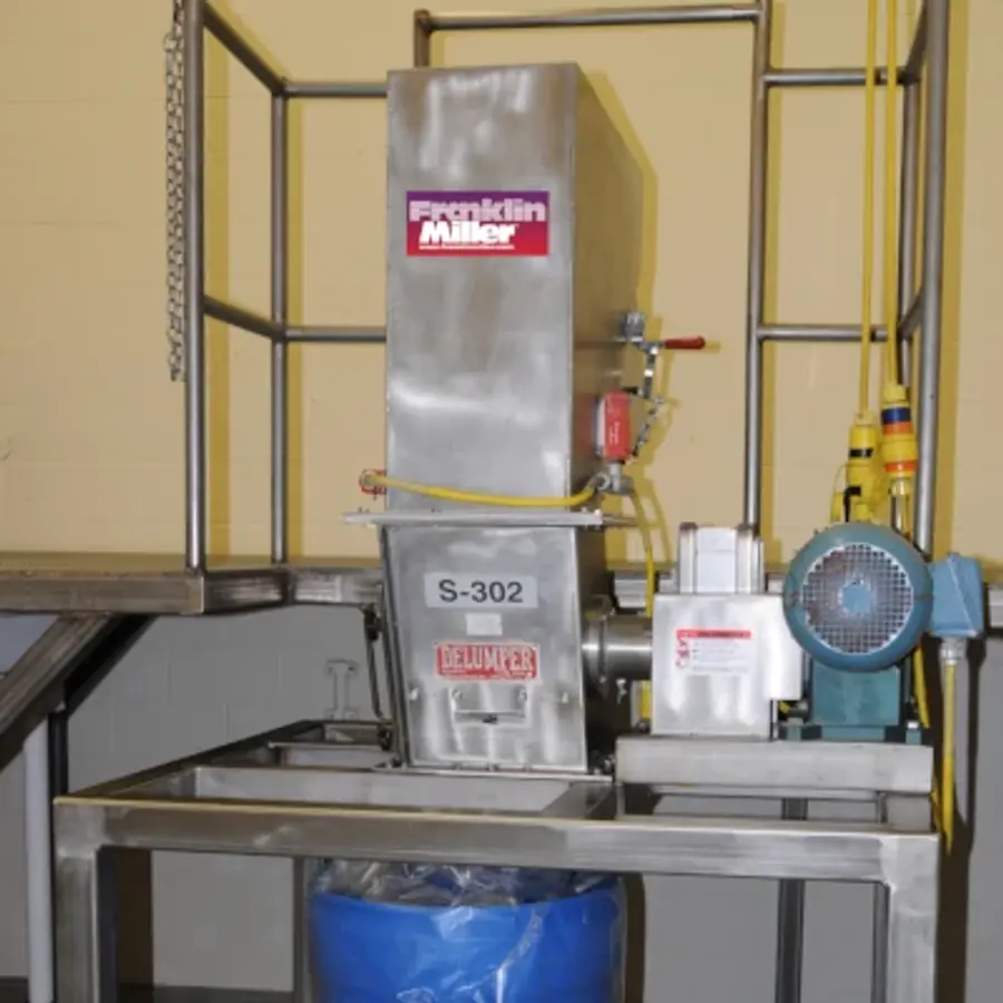 Case Study: Crusher Breaks Up Large Cakes of Enzyme Products