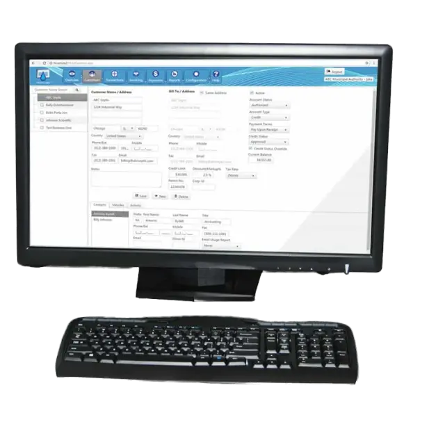 HaulerLogic® Hauler Transaction Software interfaces with septage receiving and bulk water dispensing systems.