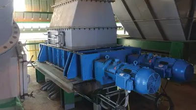 Delumper Triple Shaft Crusher In Process