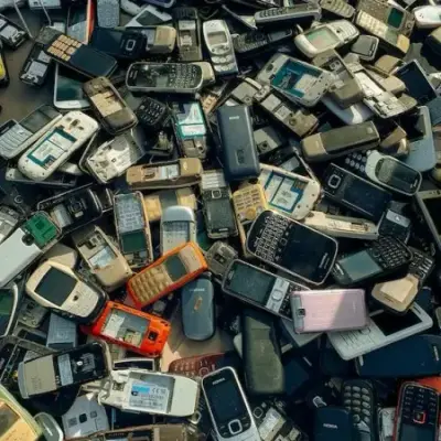 Discarded cell phones