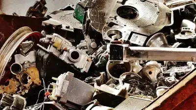 pile of scrap metal