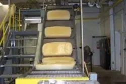 natural raw rubber in metal machine