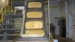 natural raw rubber in metal machine
