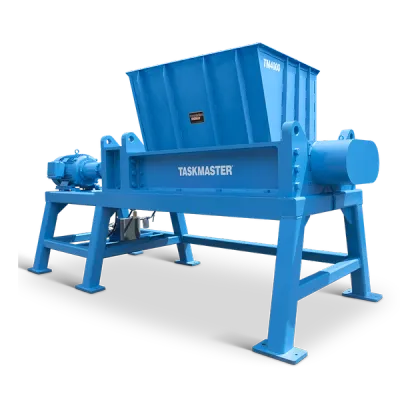 The heavy duty Taskmaster TM4000 industrial shredder.