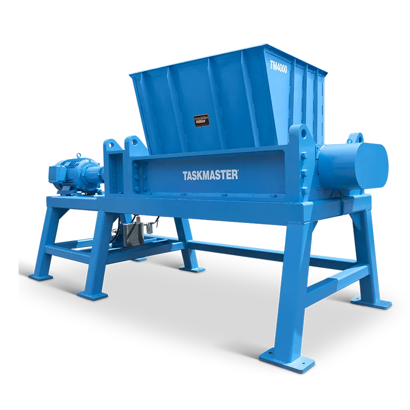 The heavy duty Taskmaster TM4000 industrial shredder.