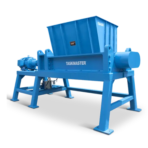 The heavy duty Taskmaster TM4000 industrial shredder.