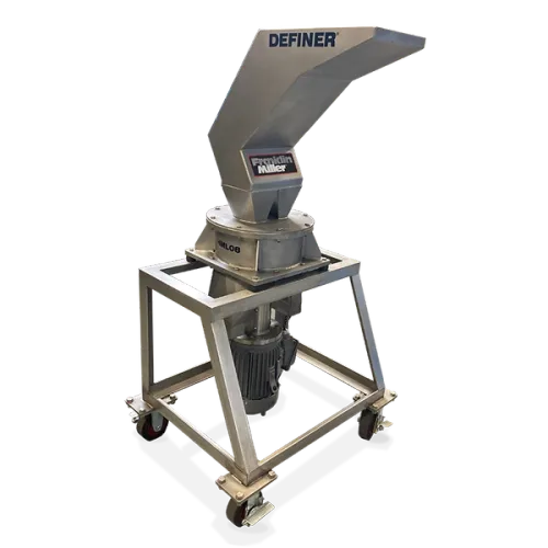 Vertical standing hammer mill