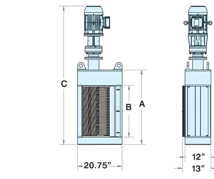 TASKMASTER SD Single Drum dimensions schematic