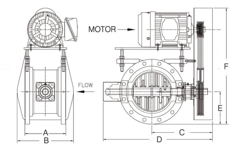 Pipeline Delumper Dimensions Drawing