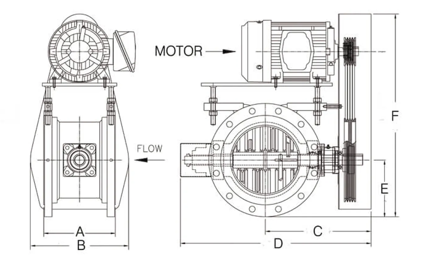 Pipeline Delumper Dimensions Drawing
