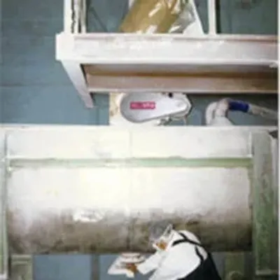 metal pipe and shelf