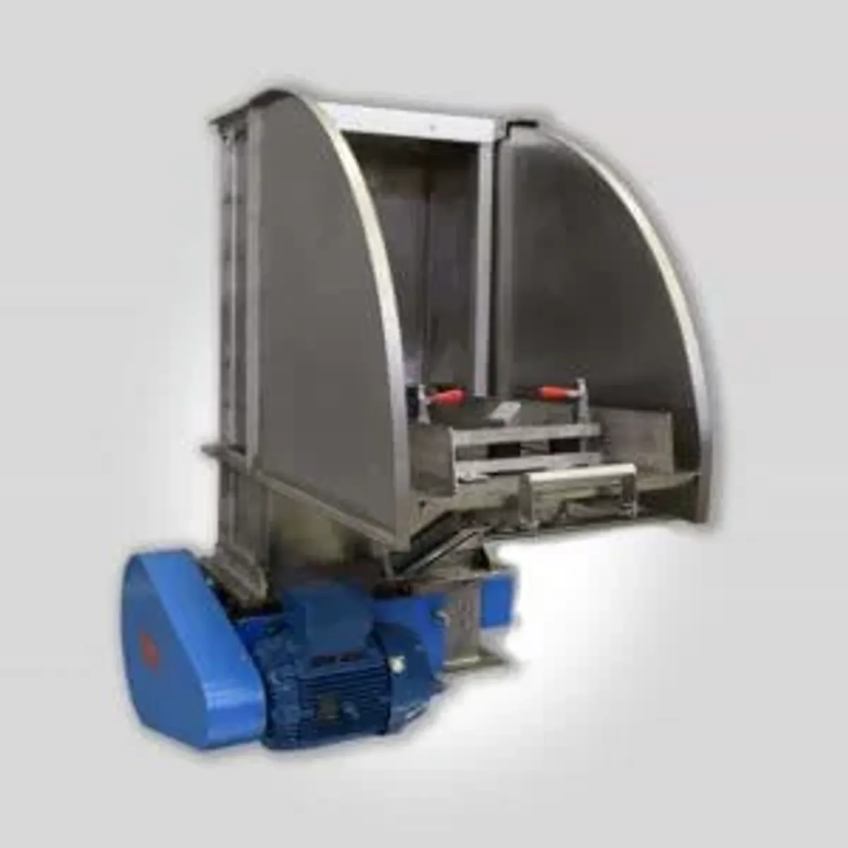 bag tipper machine with blue bag