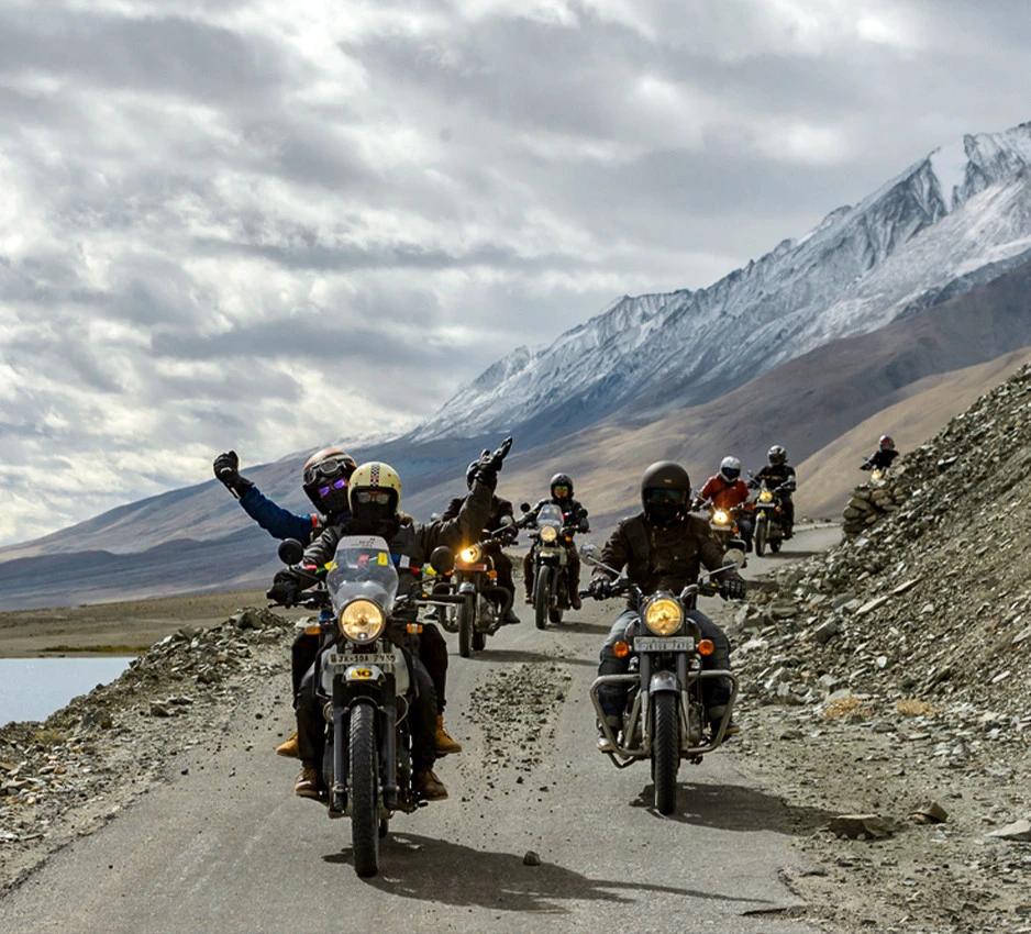 Leh Ladakh Bike Trip From Srinagar with Hanle Umling La