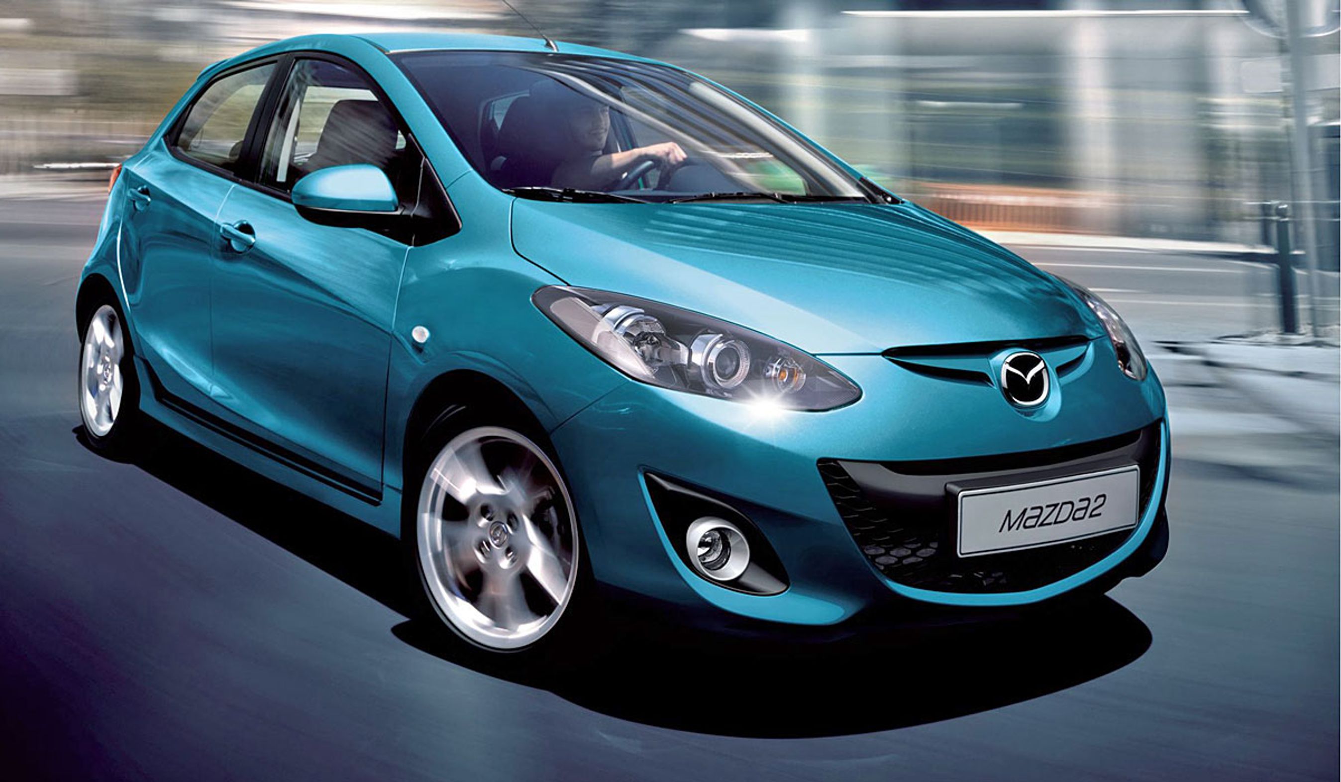 Mazda 2 får nu en front i samme stil som Mazda 5 og den faceliftede Mazda 6.