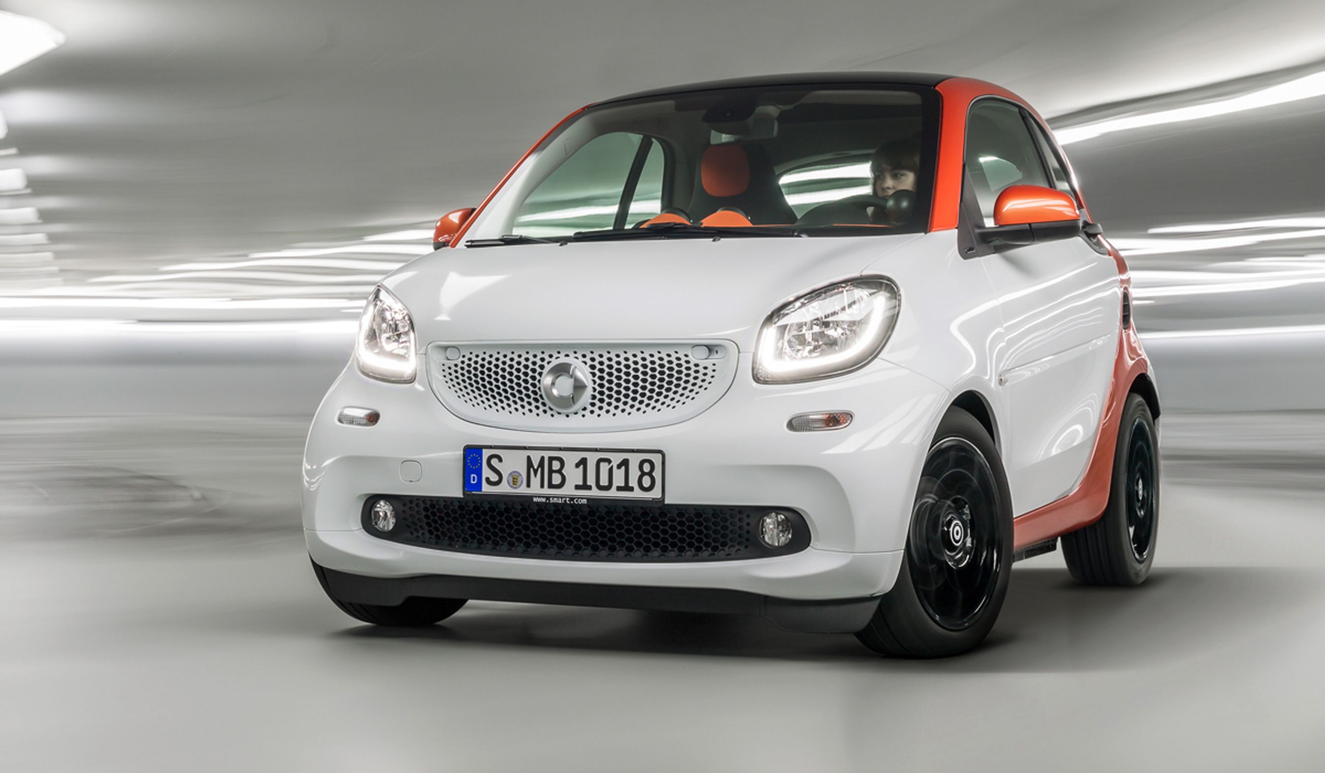 Smart Fortwo kan vende på syv meter.