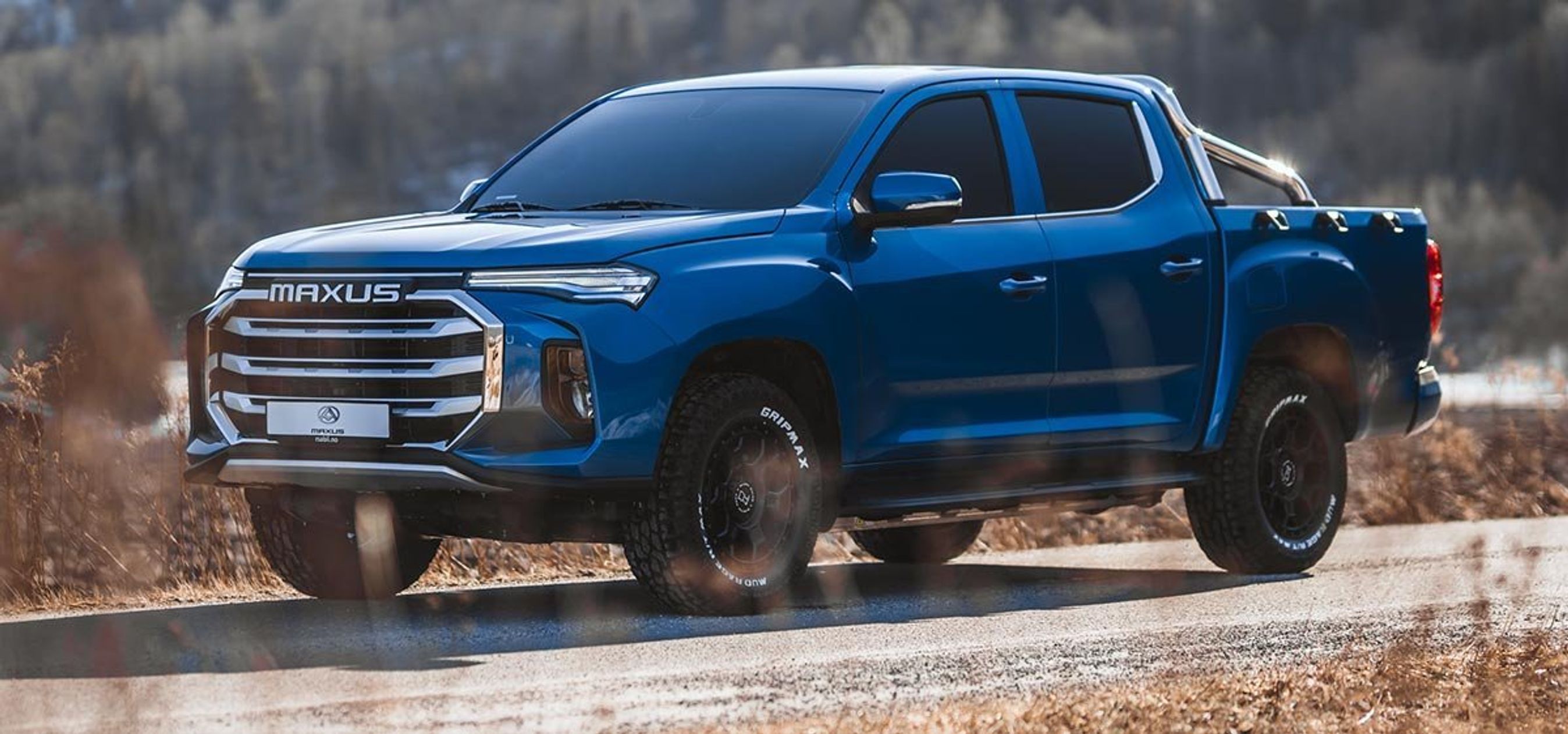 Maxus eT90 er en stort pickup på noget over fem meter i længden.