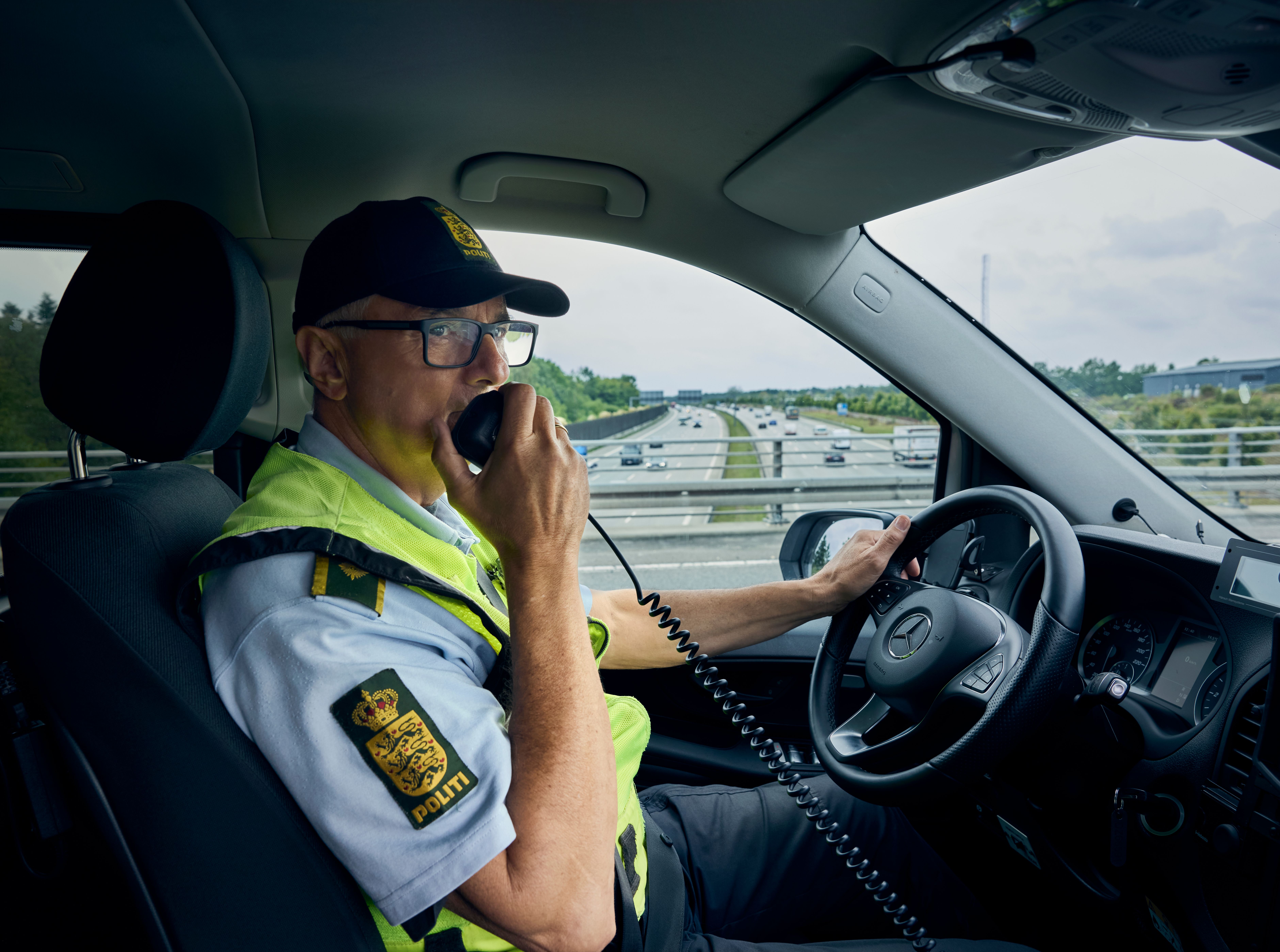 Vlado Lentz er færdselsbetjent i Midt- og Vestsjællands Politi